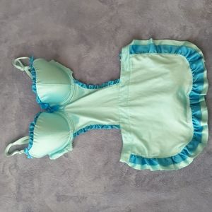 Victoria's Secret 34, blue maid lingerie